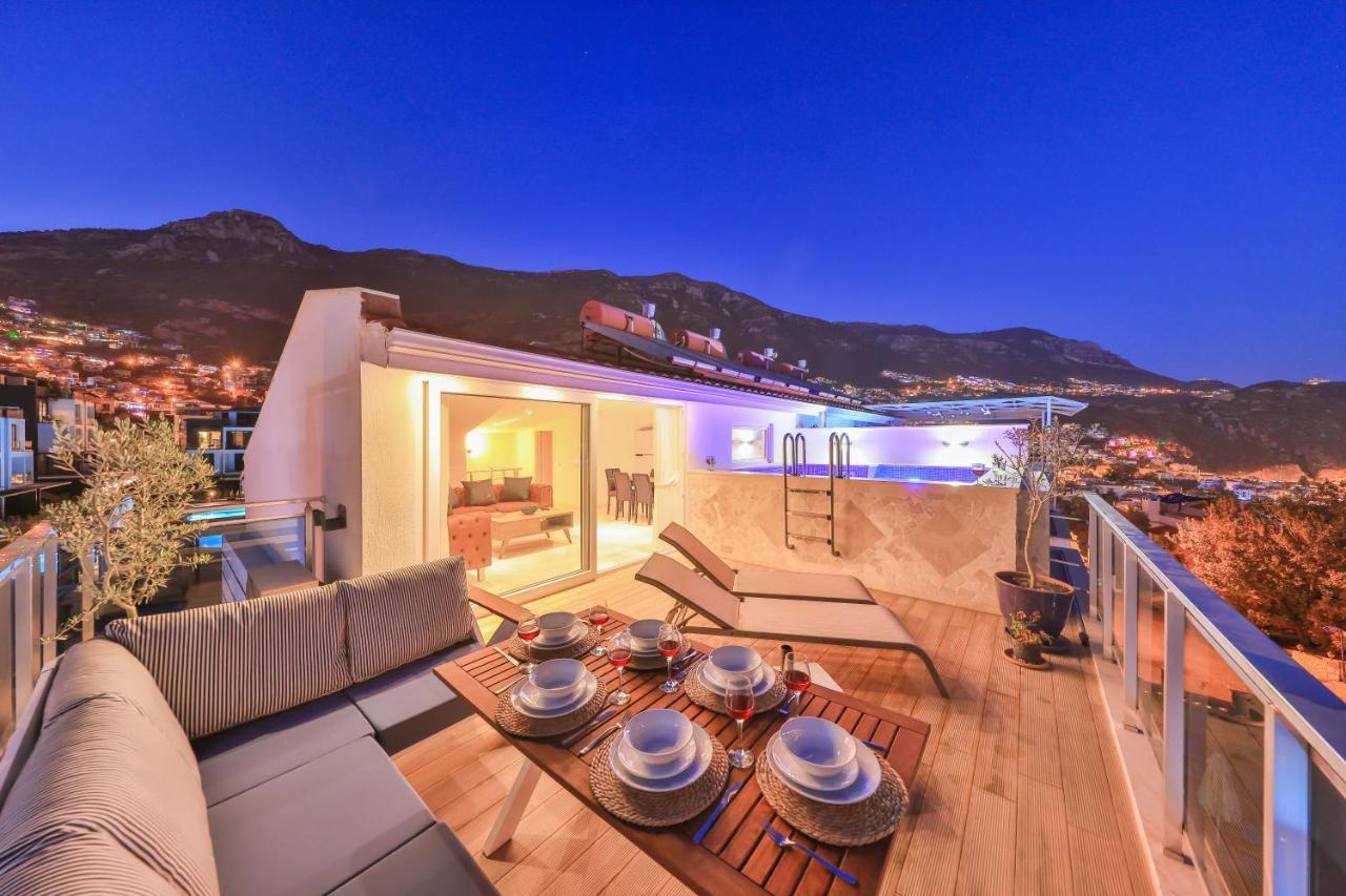 Olive View Penthouse Lägenhet Kalkan Exteriör bild